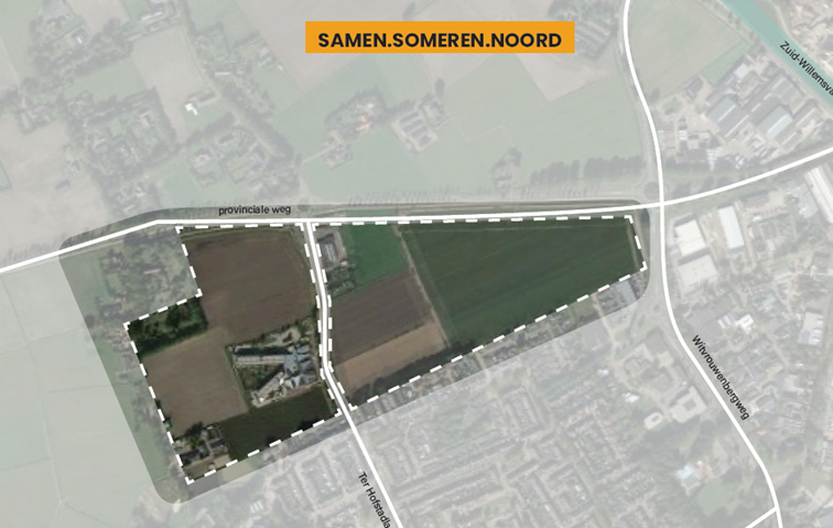 Plattegrond Someren-Noord